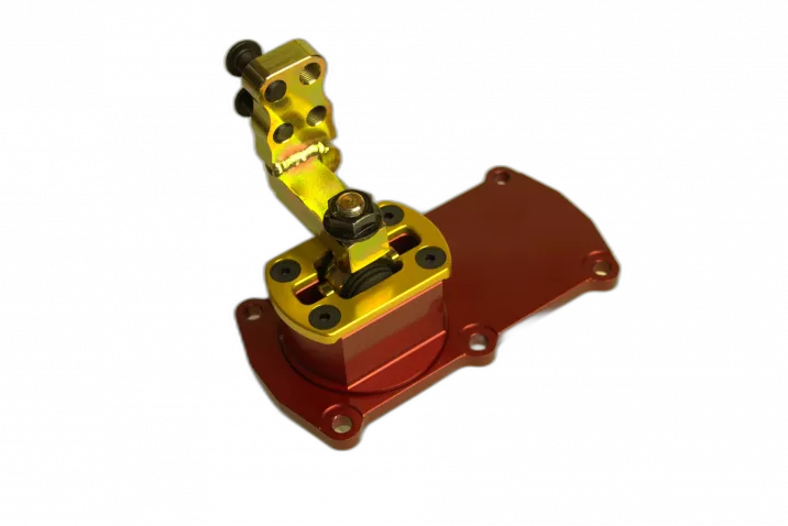 Qwik Stik Shifter, TKO500/600, 2" Left, Straight Up - 0.500" Fwd, Rear Socket